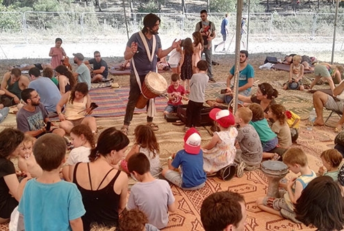 מעגל מתופפים לילדים